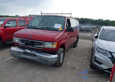 2002 Ford Econoline E150 Wagon z USA, uszkodzony, nr VIN 1FMRE11W42HA98435